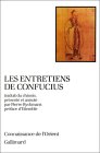 Les Entretiens de Confucius, trad. Pierre RYCKMANS